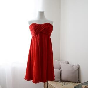 J.Crew silk strapless Mini cocktail dress size 6